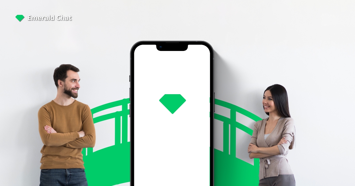 Two people talking to each other