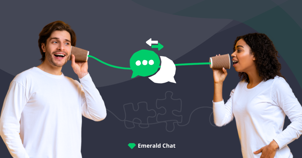 image of male and female communicating