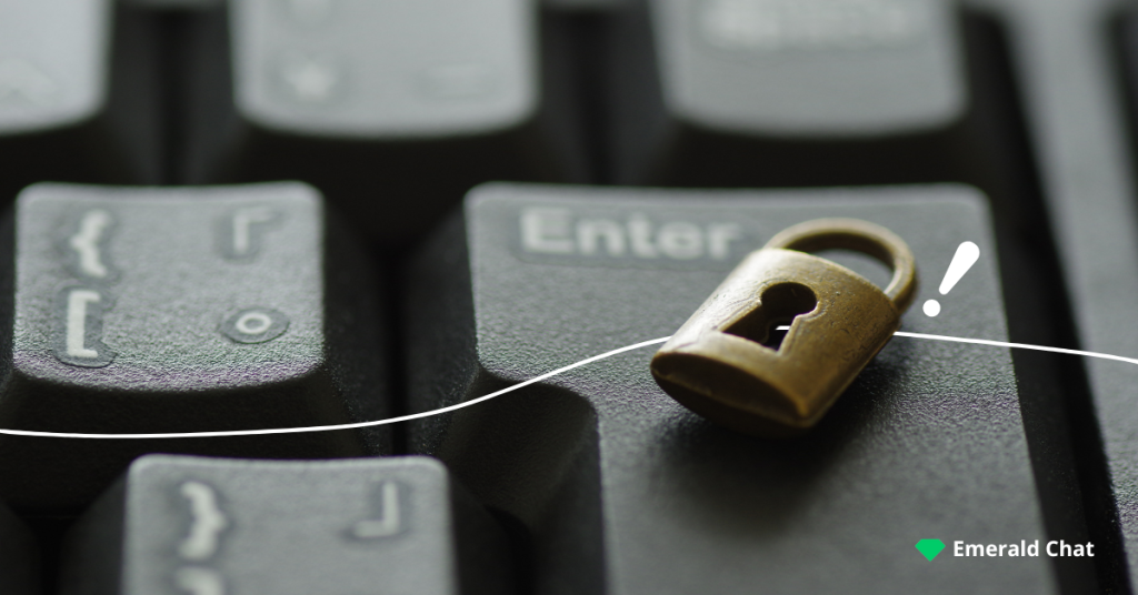 image of a padlock and keyboard